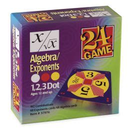 24® Game - Algebra/Exponents - Nasco Education