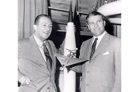 Space History Photo: Walt Disney and Wernher von Braun | Space