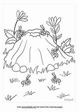 Hill Coloring Pages  Coloring Home sketch template