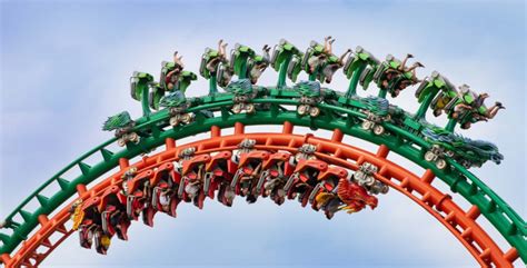 Intamin opens new Dueling Dragons roller coaster in China