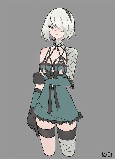 2B with Kaine Outfit : r/nier