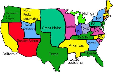 Usa States 50 States Map