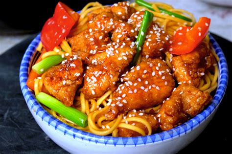 Crispy Chilli Chicken Noodles - The Good Bite