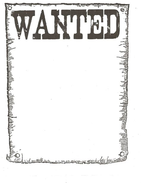 wanted poster clipart - Clip Art Library