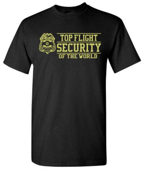 Top Flight Security T-Shirt | Tops, Shirts, Mens tops