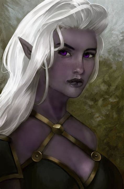 Seldarine drow female | Personnages fantastiques, Jdr, Personnages