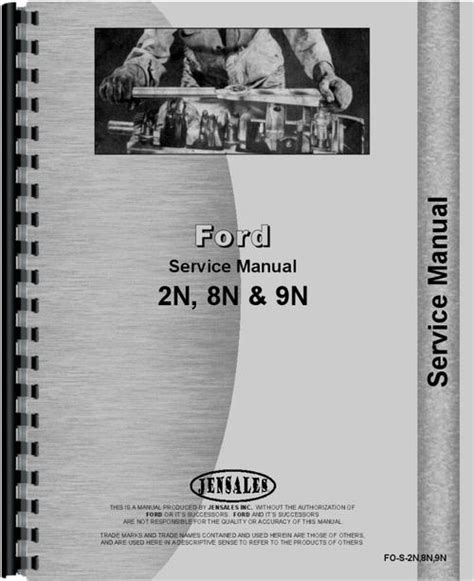 Ford 8N Tractor Service Manual