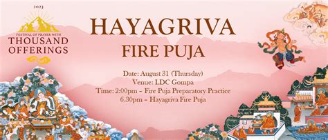 Hayagriva Fire Puja – Losang Dragpa Centre