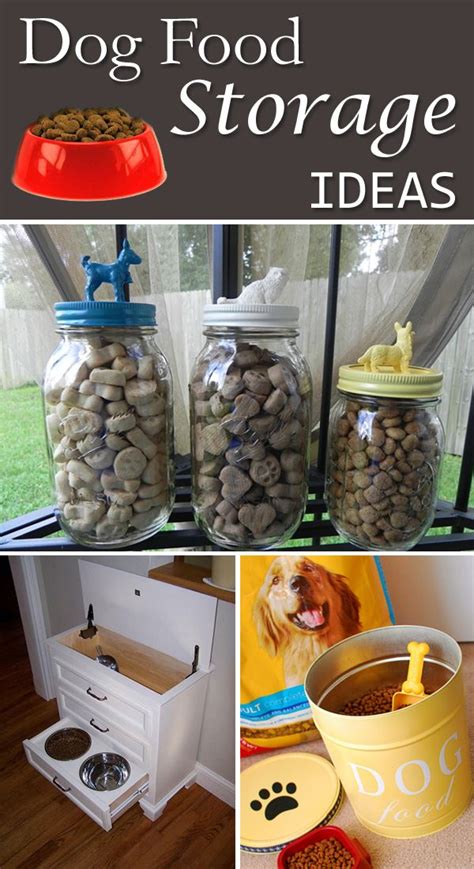 8 DIY Dog Food Storage Ideas | Dog food storage, Diy dog stuff, Diy dog food