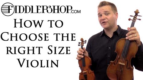 Violin Size Chart For Kids