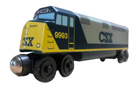 CSX Gray F40 Diesel Engine – The Whittle Shortline Railroad - Wooden ...