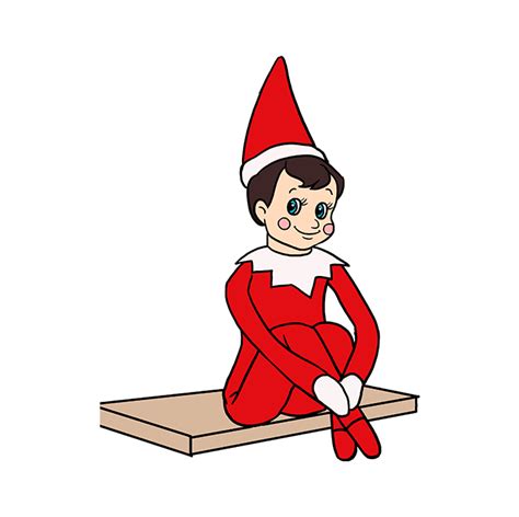 How to Draw the Elf on the Shelf - Really Easy Drawing Tutorial