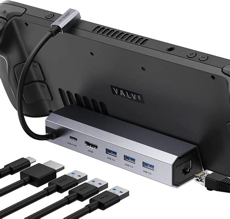 Amazon.co.jp: JSAUX Steam Deck Dock 6-in-1 ドッキングステーション、スチームデック専用 HDMI ...