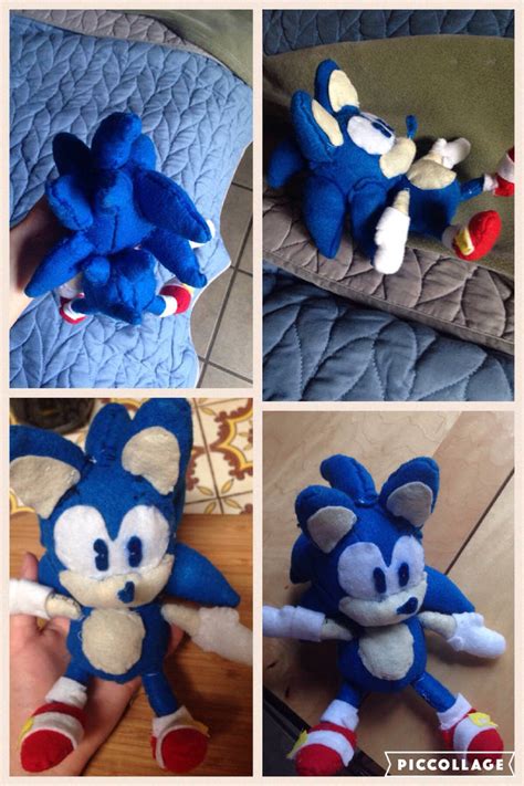 Handmade Sonic Plush by Bubbi-Robot on DeviantArt