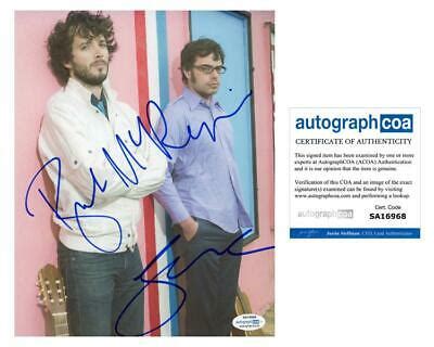 Bret McKenzie & Jemaine Clement "Flight of the Conchords" SIGNED 8x10 ...