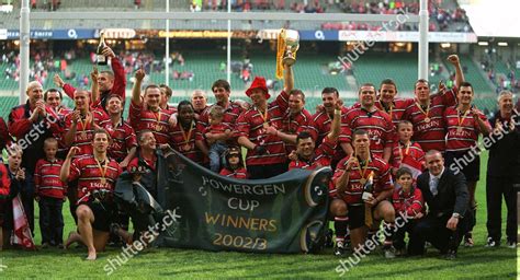 Gloucester Players Celebrate Cup Gloucester V Editorial Stock Photo - Stock Image | Shutterstock