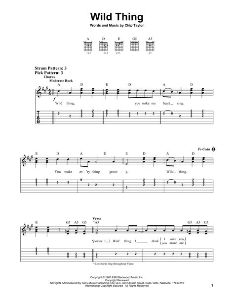 Wild Thing by The Troggs - Easy Guitar Tab - Guitar Instructor