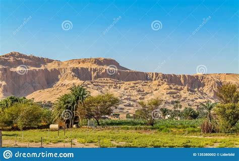 Ancient Egyptian Temple Amon Ra In Luxor With Columns And Beautiful Bas ...