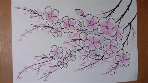 Detail Foto Gambar Sketsa Bunga Sakura Koleksi Nomer 26