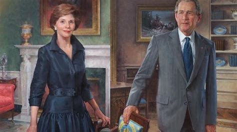 Bush family, Obamas, unveil portraits at White House | WJLA