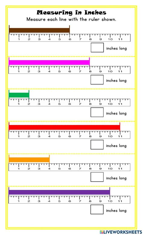 Measuring in Inches DJ worksheet | Printable ruler, 2nd grade math ...