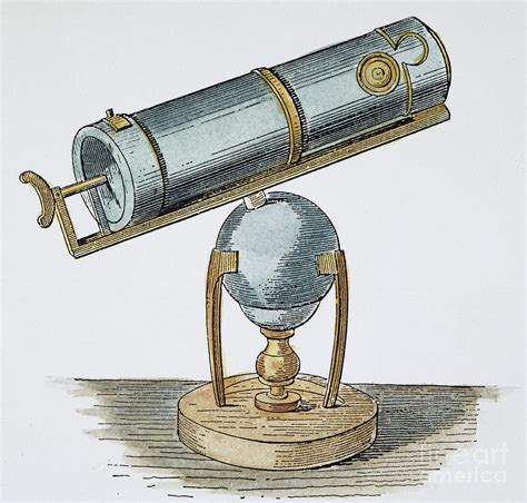 NEWTONS TELESCOPE, c1670 Photograph by Granger - Pixels