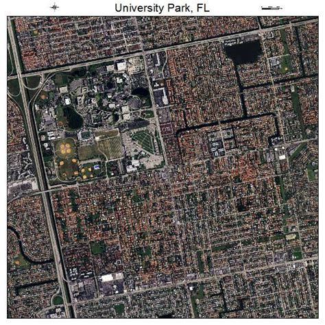 Aerial Photography Map of University Park, FL Florida