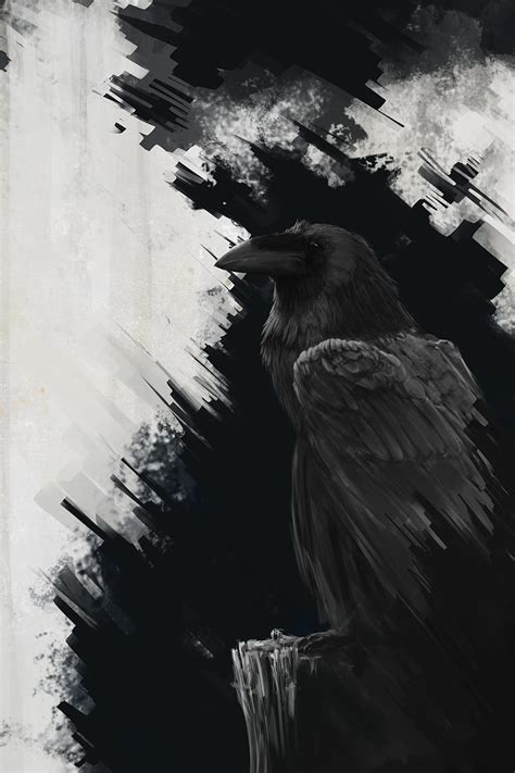 Black Raven Wallpaper