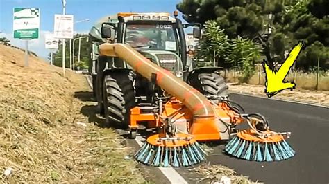 Modern Machines Cleaning Street Equipment Technology - Street Sweeper ...