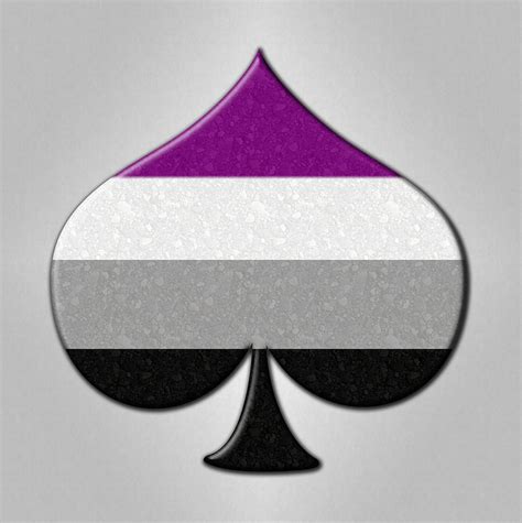 Asexual Ace Symbol Digital Art by Tavia Starfire - Pixels