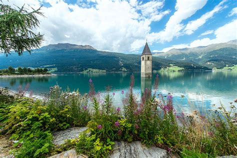 Lake Reschen (Italy) : r/AbandonedPorn