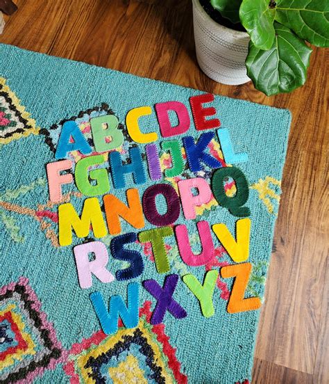 Felt Alphabet Set Felt Letters Multicolored ABCs | Etsy