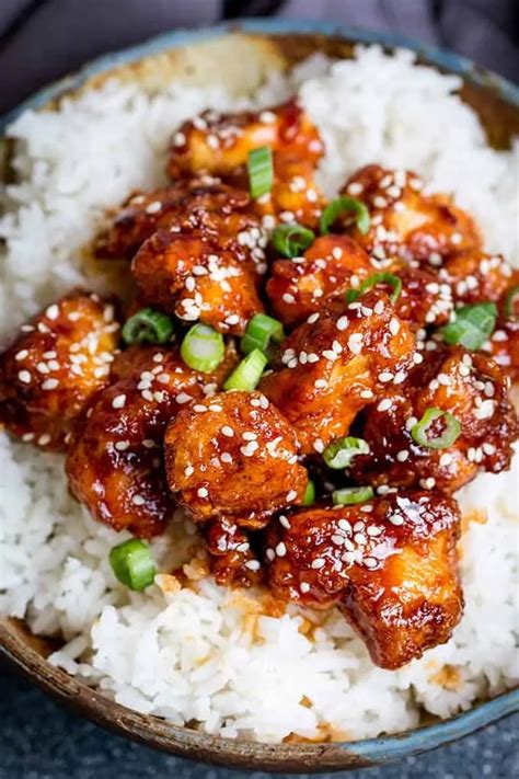 Crispy Sesame Chicken with a Sticky Asian Sauce - Nicky's Kitchen Sanctuary