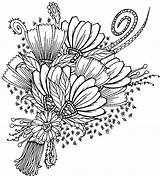 Flower Bouquet coloring pages  Printable sketch template