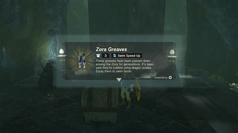 Zelda Tears of the Kingdom (TOTK) Zora Greaves Location: A Token of ...