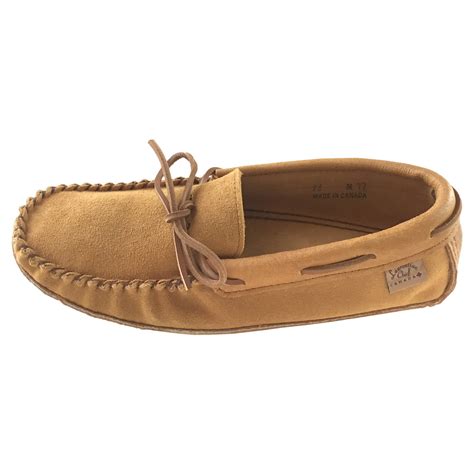 Men's Soft Sole Dark Tan Suede Moccasins with Leather Trim 78DT-C