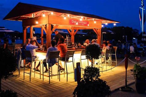 Deck at Dockside | Southern Maine's Tiki Bar on York Harbor — Dockside