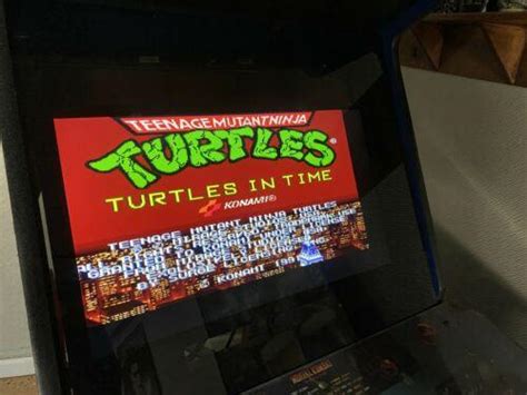 TMNT Turtles in Time Arcade Jamma PCB - 4 player *Tested Works ...