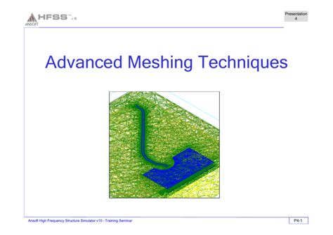 Advanced Meshing Techniques