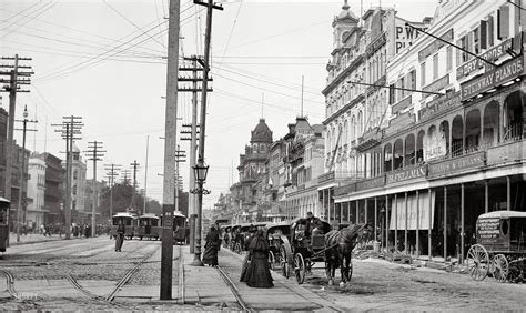 New Orleans, Canal Street, 1890s | Old photos, New orleans louisiana, New orleans history