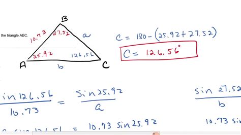 Section 7.1 Oblique Triangles and Law of Sines - YouTube