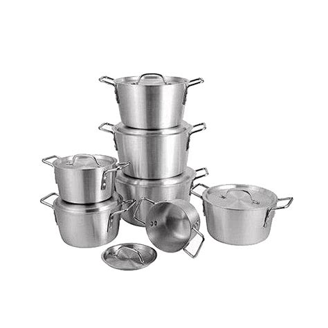 New 7pcs Aluminium Cookware Set - Silver | Jumia Uganda