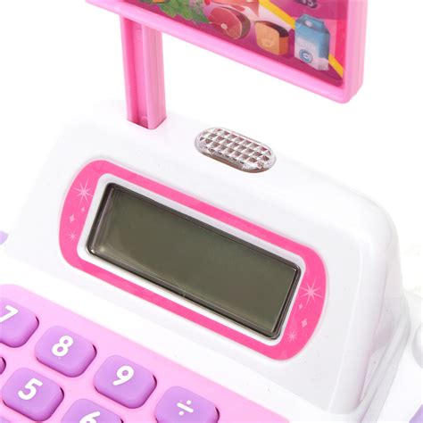 Cash Register Role Play Children Toy Learn Math Calculator Scanner ...