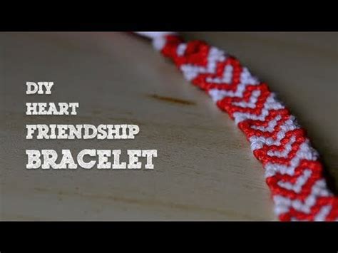 DIY Heart Friendship Bracelet - YouTube