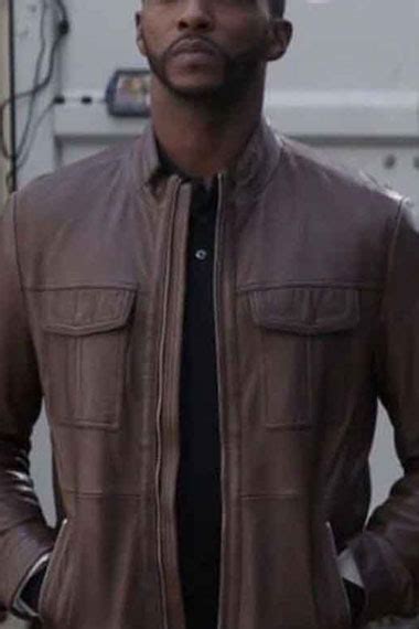 Falcon Sam Wilson Avengers Endgame Anthony Mackie Brown Jacket