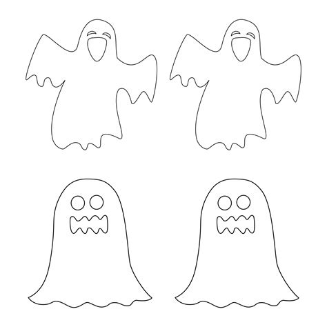 Cutout Halloween Printables