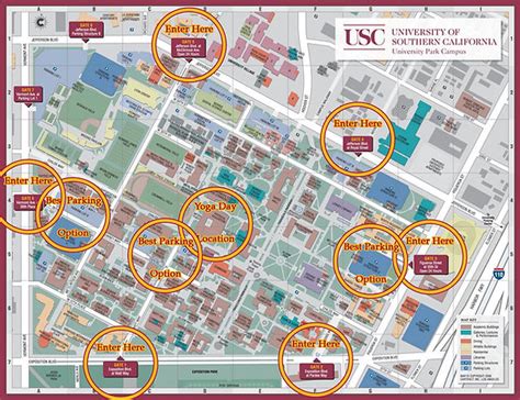 USC Food, Parking, and Directions | CollegeYogaDay