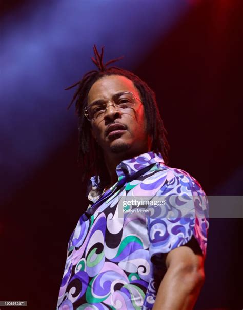 T.I. performs on stage at Essence Music Festival on July 1, 2023 at ...