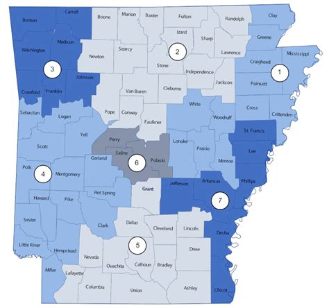 Court of Appeals District Maps | Arkansas Judiciary