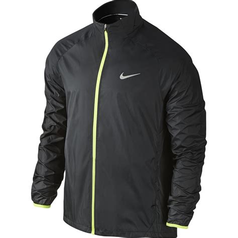 Nike Mens Windfly Running Jacket - Black/Volt - Tennisnuts.com
